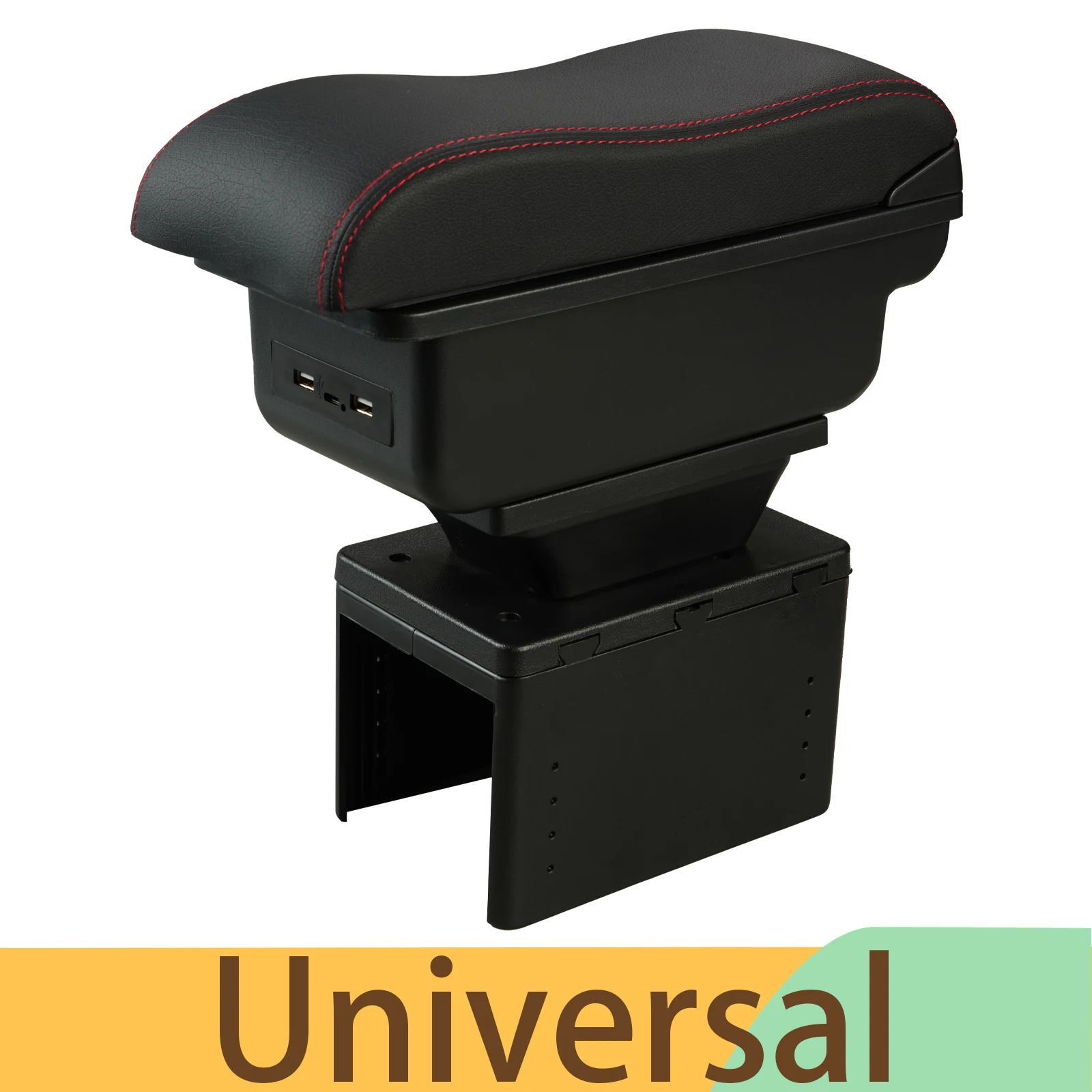 

Универсальный автомобильный подлокотник, универсальная модель, центральный органайзер, подстаканник, детали для тюнинга, аксессуары для интерьера