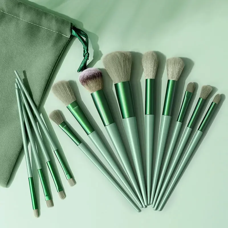 

13 Makeup Brushes Complete Set Professional Makeup Tools for Beginners Comes with a storage bag