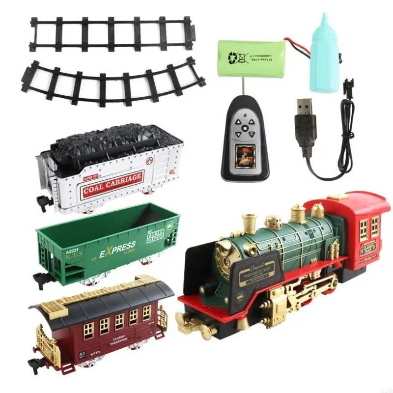 Auto da treno remoto interattivo con musica e luci lampeggianti giocattolo divertimento eccitante veicolo elettrico