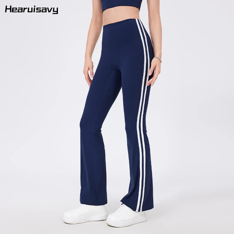 

Hearuisavy Yoga Pants Workout Bell-bottom Trousers Women's Push Up Flared Pants Fitness Casual Sports Flared Leggings Women