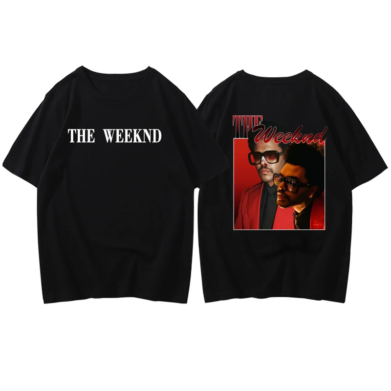 

Винтажная графическая футболка The Weeknd в стиле хип-хоп для мужчин и женщин, Классическая модная повседневная футболка, Топы, уличная футболка с коротким рукавом
