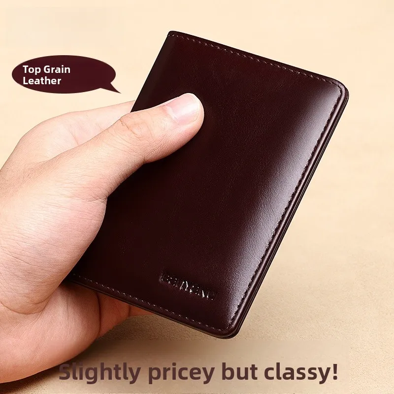leather-wallet-oil-wax-short-style-for-men-and-women-valentine's-day-gift-2026-card-holder-vertical-shape-chinese-made