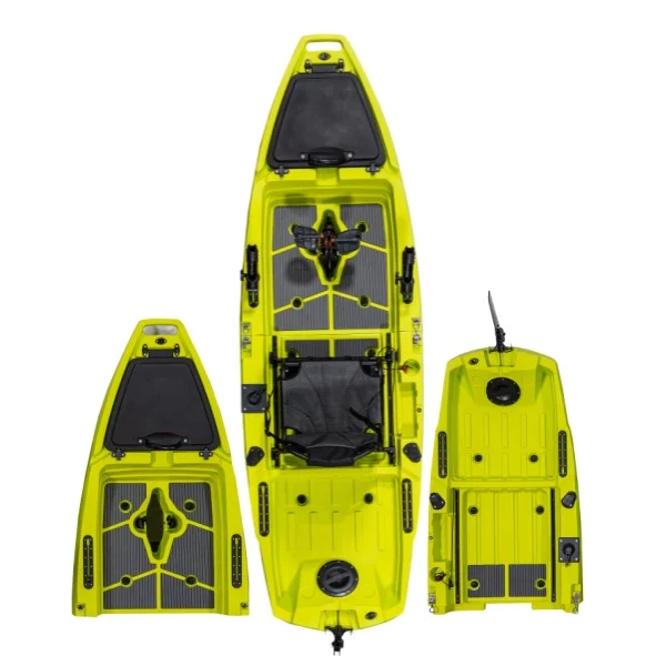 

LSF Modular Single 1 Person Plastic Pedal Drive Fishing Kayak Boat 2 or 3 Sections Piece Detachable Electric Accessory
