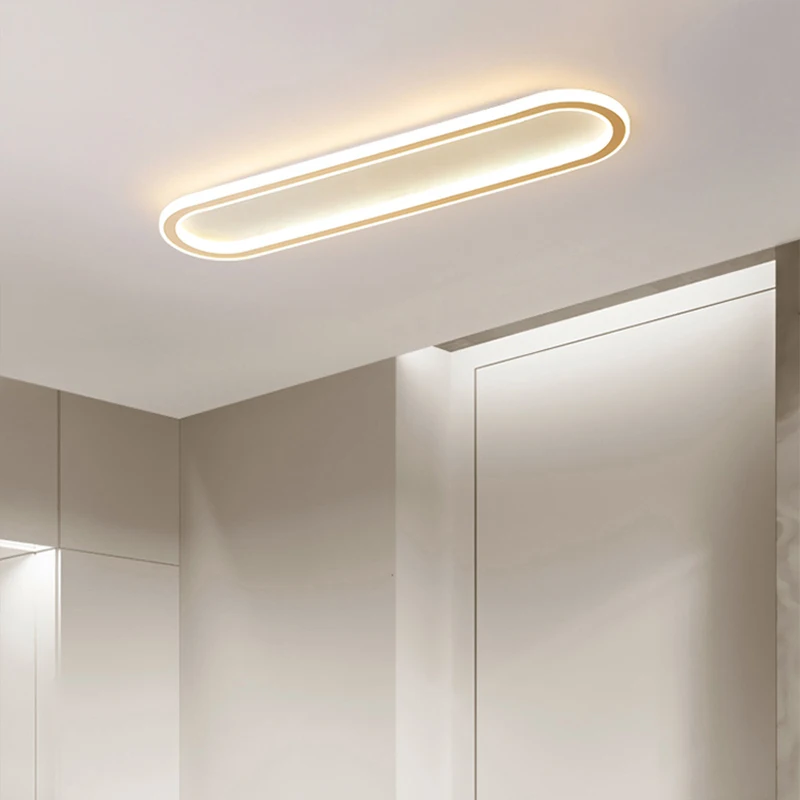 Tira de luces LED modernas para techo, iluminación interior para dormitorio, pasillo resistente, porche, sala de estar, decoración del hogar