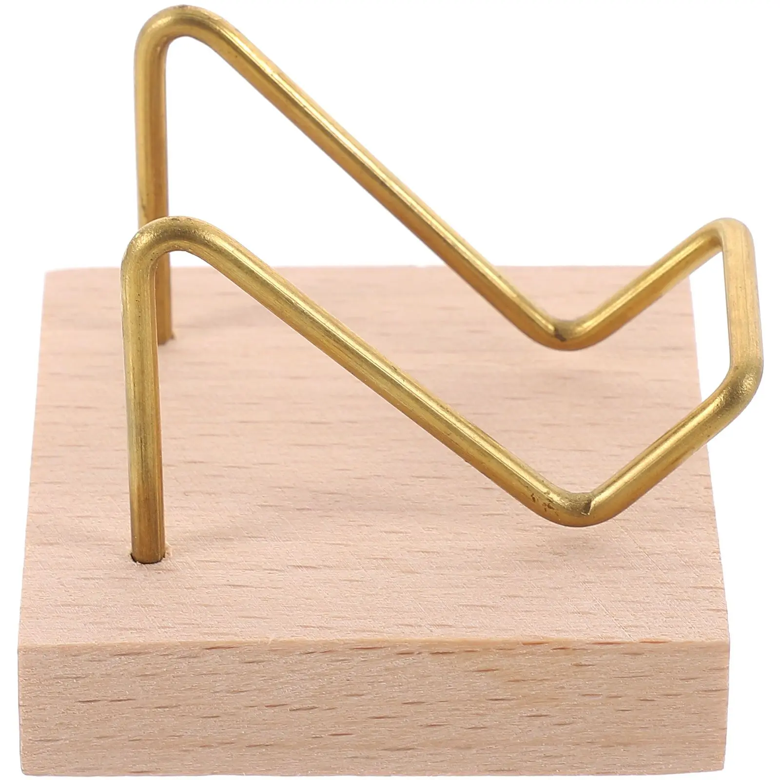 

Display Easel Stand Ornament Minerals Displaying Holder Wood Crystal