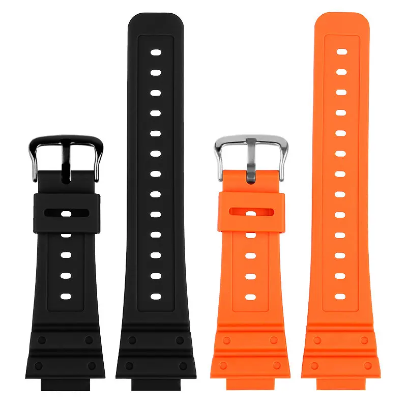Suitable for Casio Small Square Watch DW5600 GW-5000 5035 GW-M5610 Silicone Resin Watch Strap