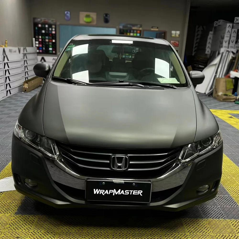 Mystical Green Ultra Matte Metal Flake Vinyl Car Paint Film - Easy to Apply Auto Body Finish