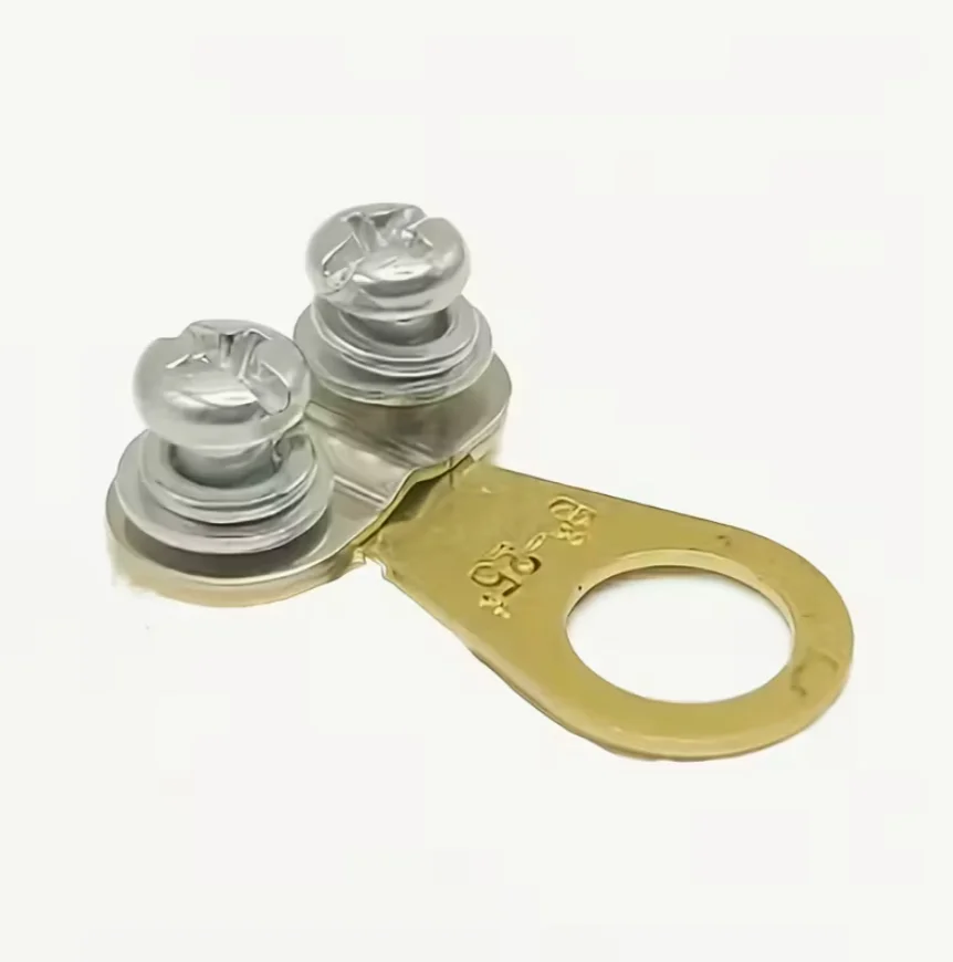1pc New-Type Pure Copper Quick Terminal for Automotive Batteries, Quick Connect Terminals, Newtype Design, Highperformance Termi
