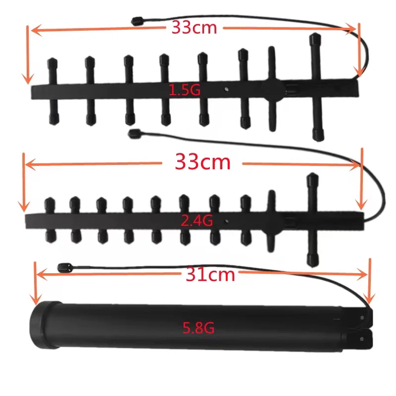 

1.5G 2.4G 5.8G Drone antenna Three in one flat antenna