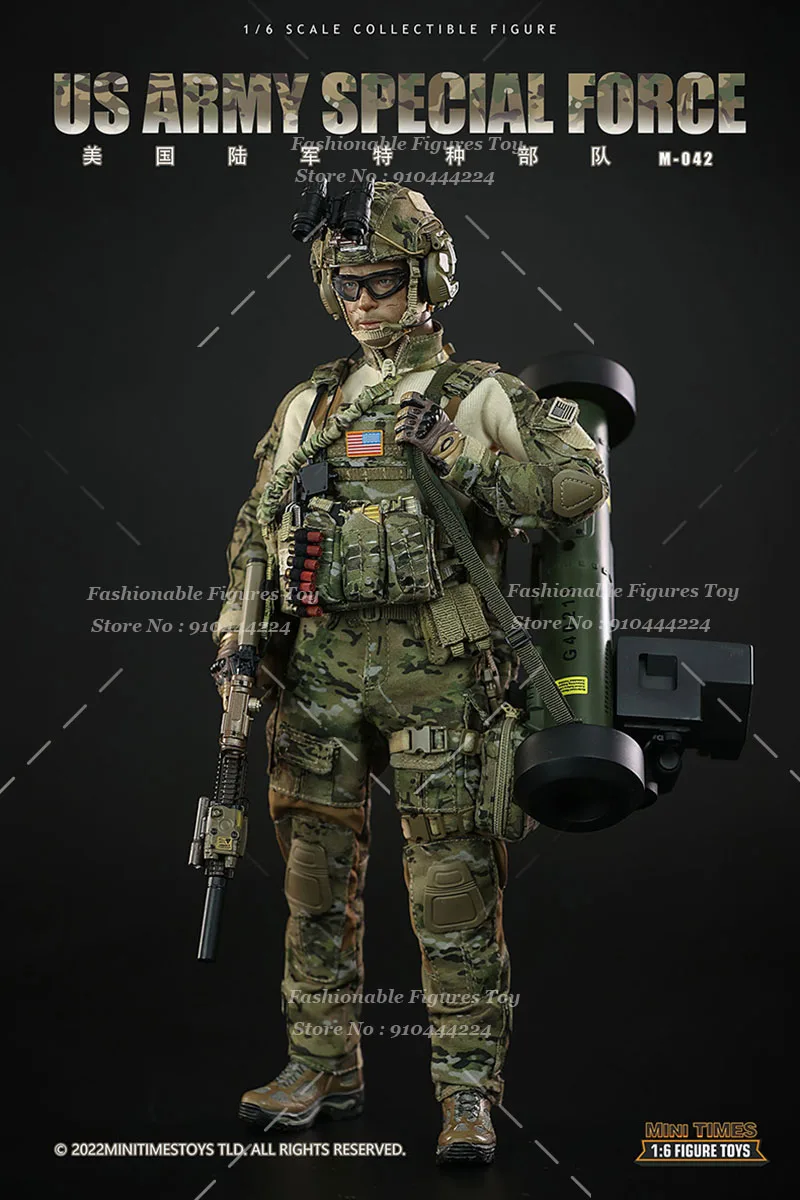 MINITIMES M042 1/6 Żołnierz Brad Pitt Siły Specjalne Armii USA Figurka Wojenna Pełny Zestaw 12-calowa Figurka Akcji Model Zabawka