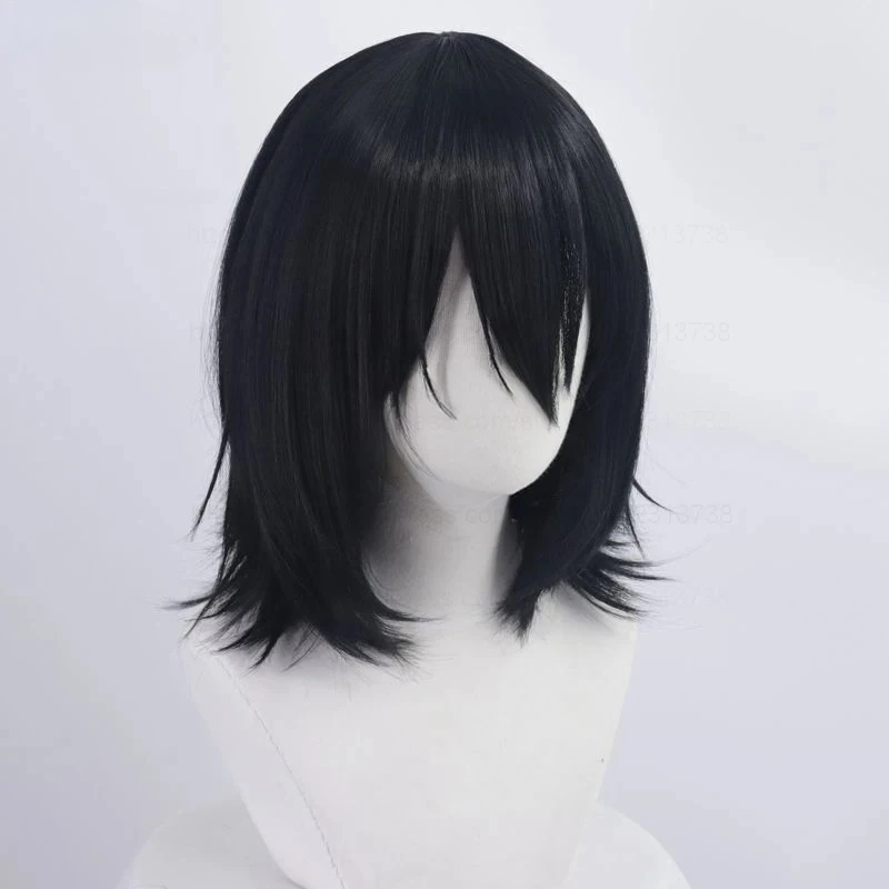 أنيمي فيودور دوستويفسكي شعر مستعار تأثيري أسود مقلد فروة الرأس فيودور دوستويفسكي مقاومة للحرارة الشعر فيودور الباروكات #3