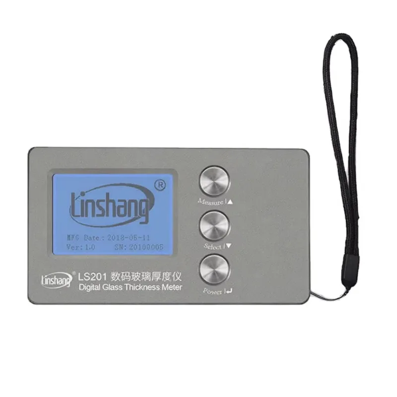 Universal Single‑Side Laser Glass Thickness Tester 0.1mm Precision IP67 Rated 110‑220V Dual Voltage Digital Measuring Detector