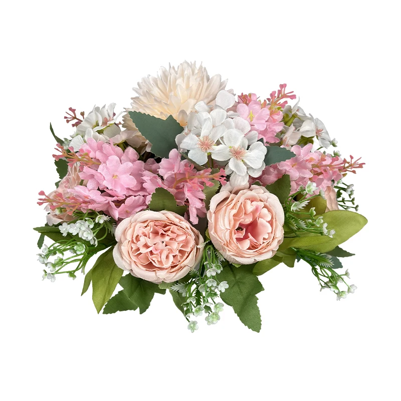 

1PC Artificial Silk Flowers Ball High Quality for Wedding Living Room Home Decoration Photography Prop Fake Flower Arrangement