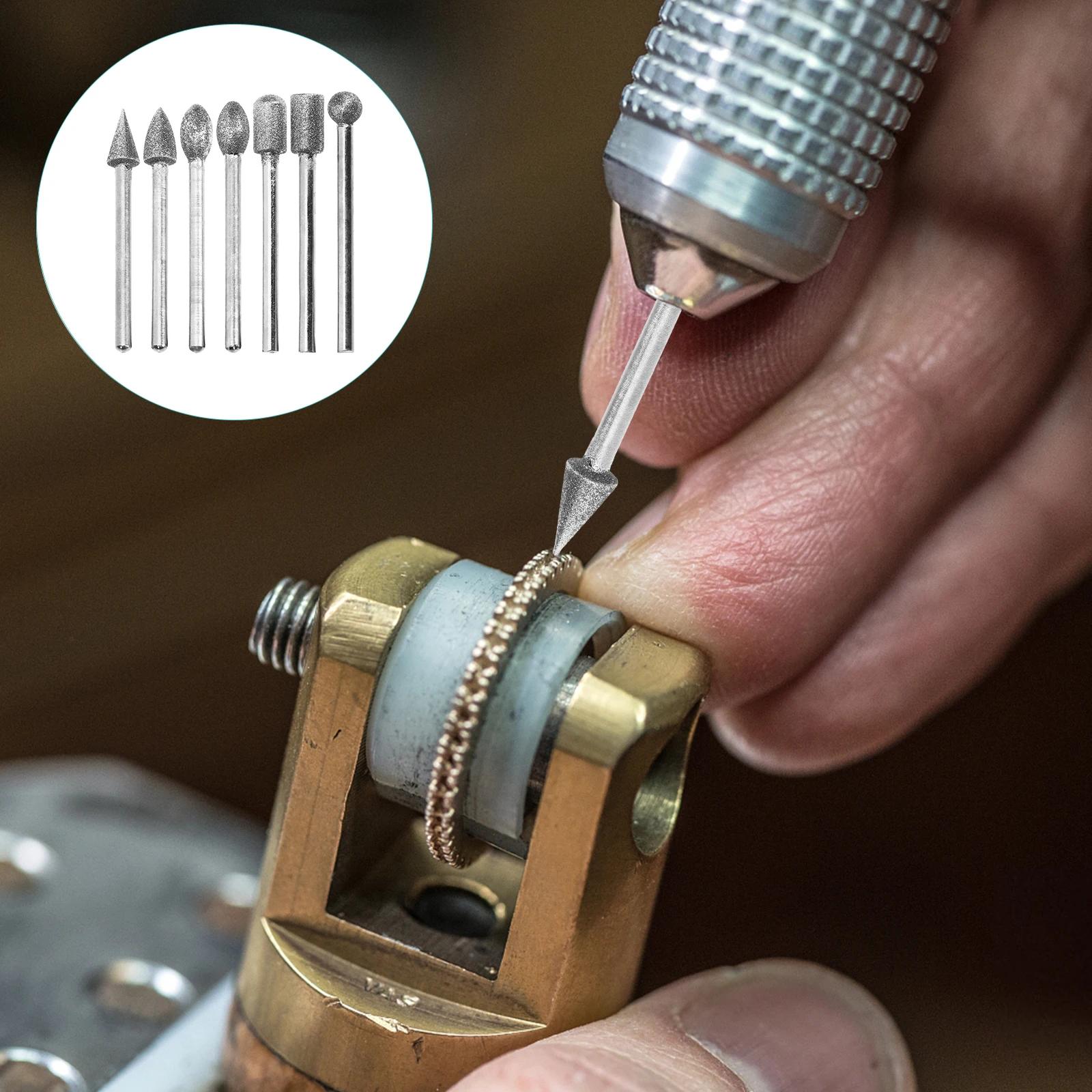 

Diamond Grain Bits Grinder Tool Hardened Steel Grinders Rotary Stone Carving Tools Stone Carving Metal Tools Engraving Sets