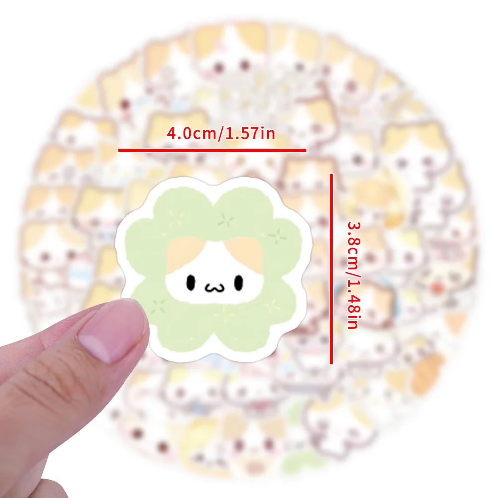 

105PCS Cartoon Mashumaro Stickers Cute Kitten Fun Decoration Creative Scrapbook Luggage Laptop Stickers Kids Toy Gifts