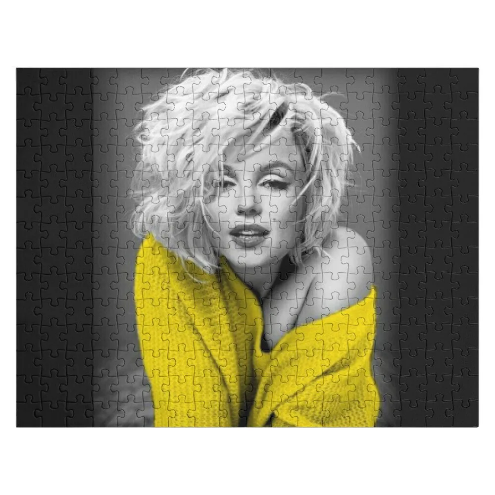 

Marylin Monroe in yellow Jigsaw Puzzle Personalized Kids Gifts Personalized Gift Married