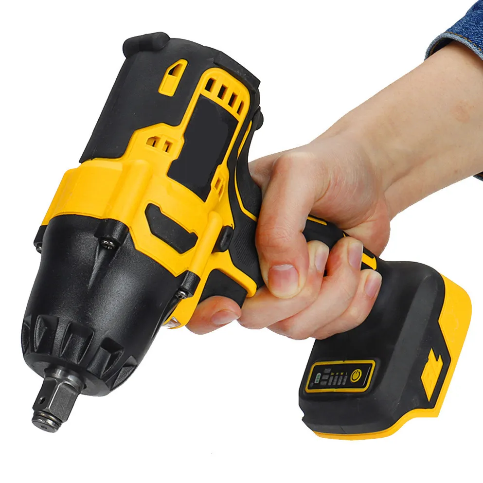 For DeWALT Battery Brushless 1200N.M Impact Wrench 20+3 Torque Electric Drill 1/2