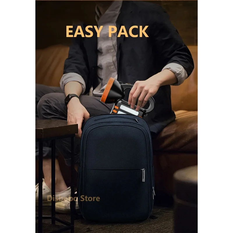 مصباح يدوي COB طويل المدى قابل لإعادة الشحن بالطاقة الشمسية، بنك طاقة 2 في 1 وإضاءة عمل للتخييم والخارج والطوارئ