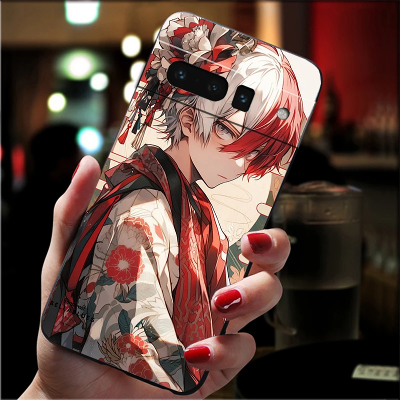 حافظة هاتف Todoroki My Hero Academia لهاتف Google Pixel 10 9 Pro XL 9A 8 7 6 Pro Pixel 8A 7A 6A Pixel 8 7 6 5