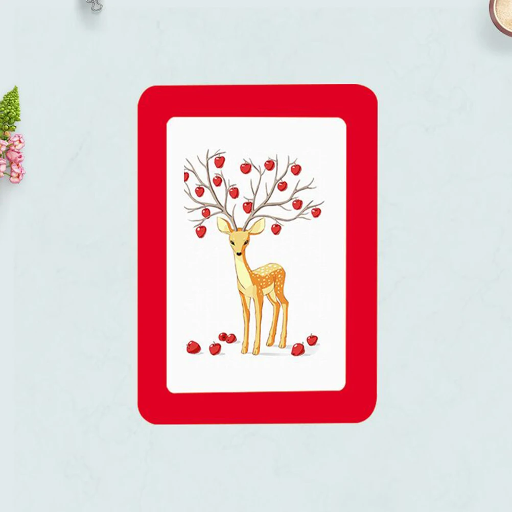 

5pcs Photo Frame Picture Frame Stickers Magnetic Photo Frame DIY Refrigerator Decor Stickers for Home (Random Color)