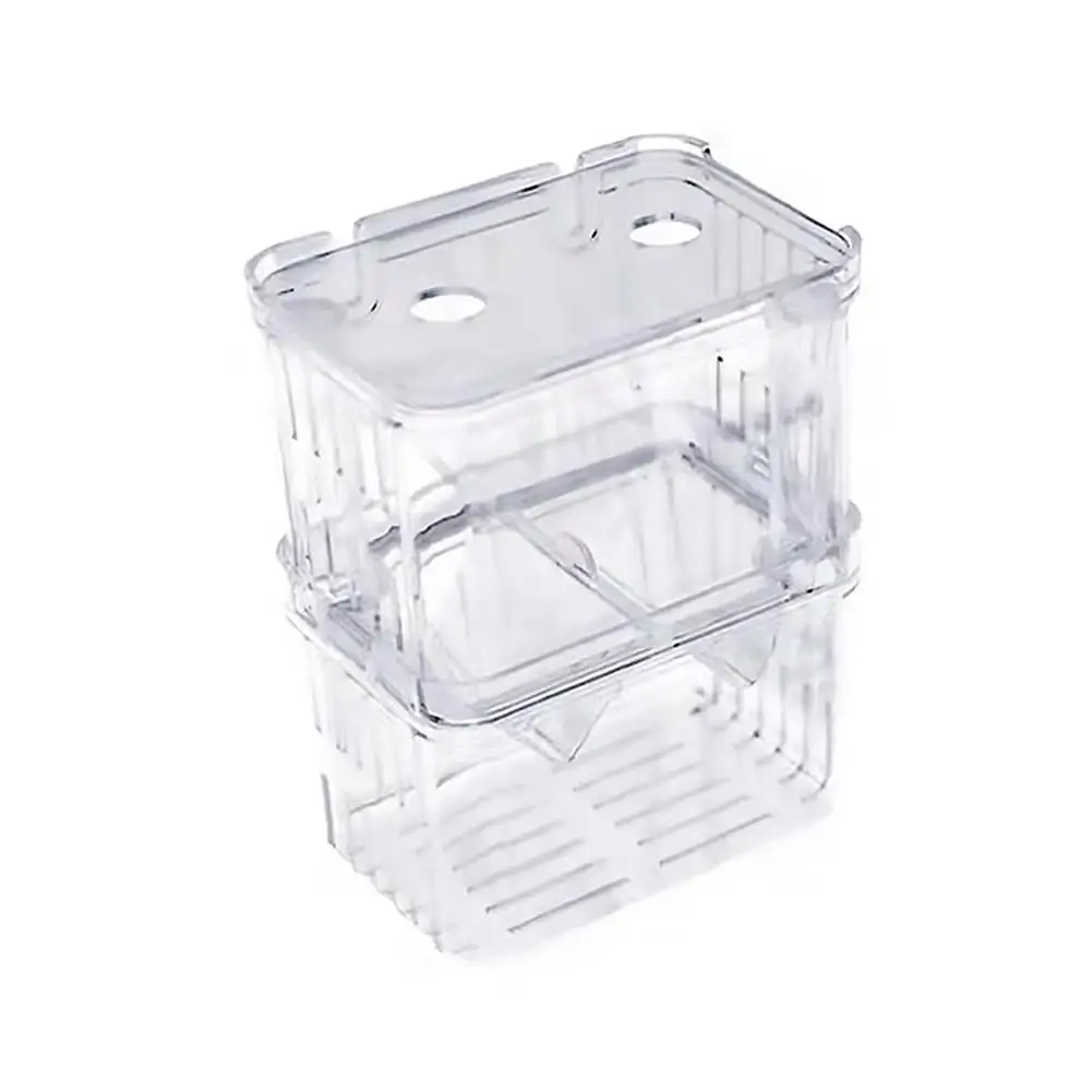 In-Tank Aquarium Breeder Box for Fish Tank, Breeding Incubator for Small Fish Hatchery, Acrylic Divider for Shrimp Clownfish