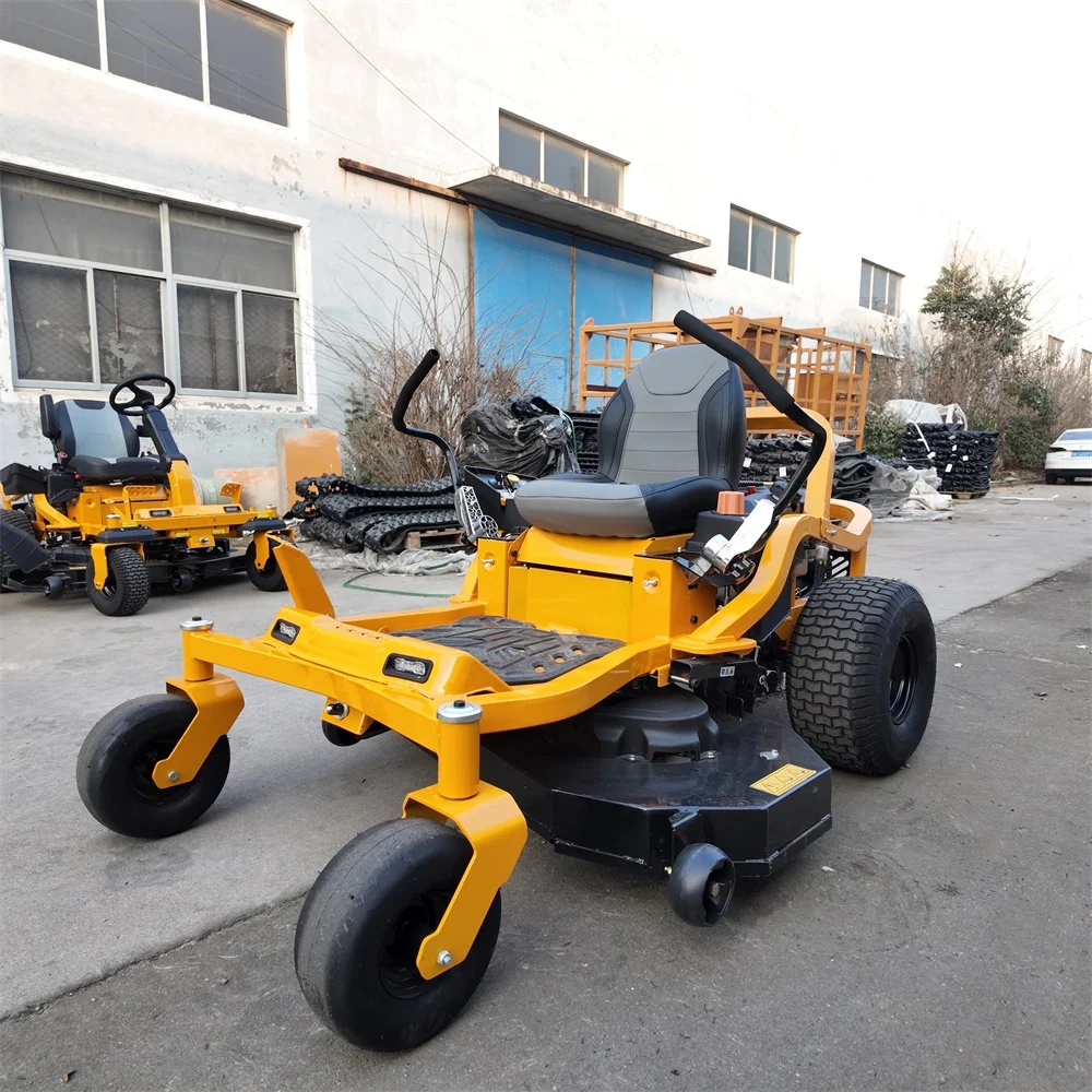 HCY LAWNIO High-End Configuration Widened Chassis Zero Turn Mower Large Acreage Lawn Trimming Fast Trimming Zero Turn Mower