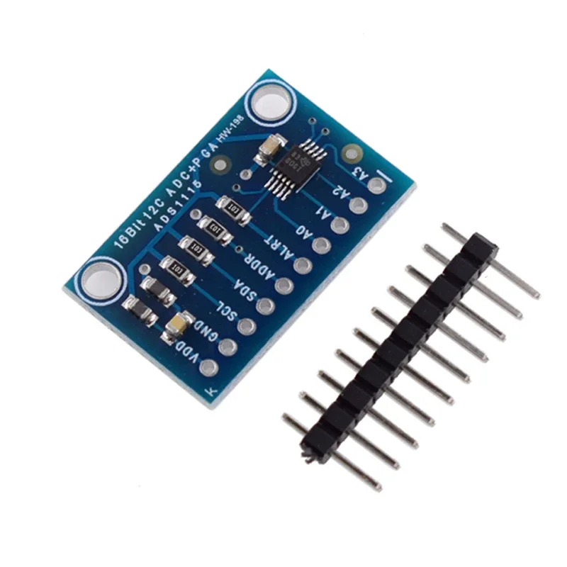 

ADS1115 16 Bit I2C Module Precision ADC 4 Channel Development Board Pro Gain Amplifier 2.0V to 5.5V for Arduino