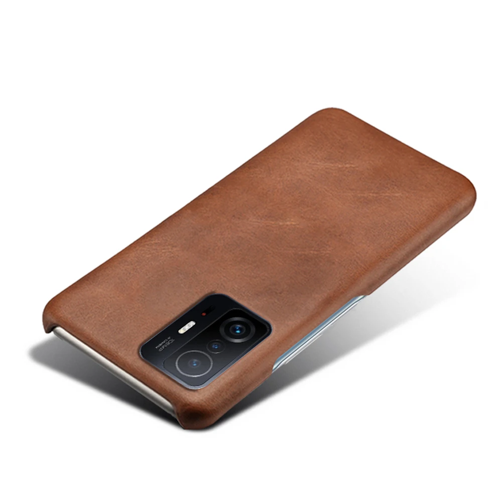 Luxury Vegan PU Leather Cover For Xiaomi 11T Pro 11 T Funda Wearable Slim Coque For Xiomi Mi 11t Mi11t PRO 5G 6.67