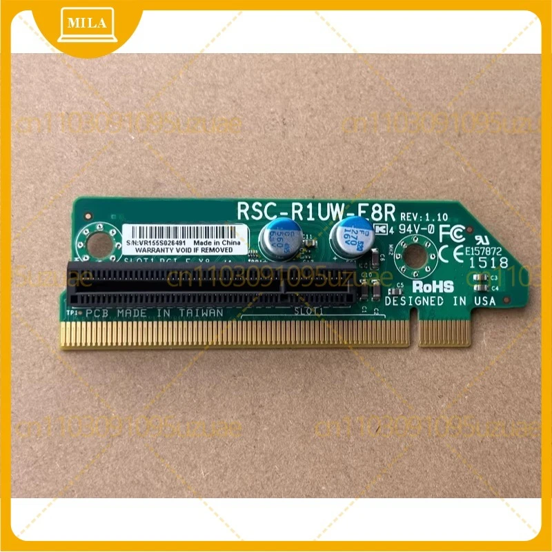 For Supermicro 1U Riser Card PCI-E x8 PN: RSC-R1UW-E8R