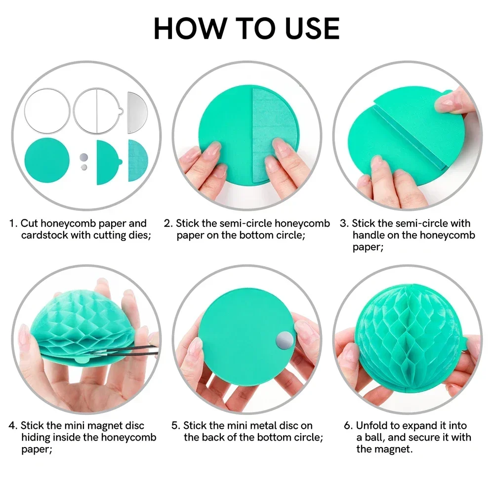 Create Honeycomb Paper Pads for DIY 3D Craft and Pop-Up Card Honeycomb Ball Tissue Pad for Craft School Project Birthday Add Fun
