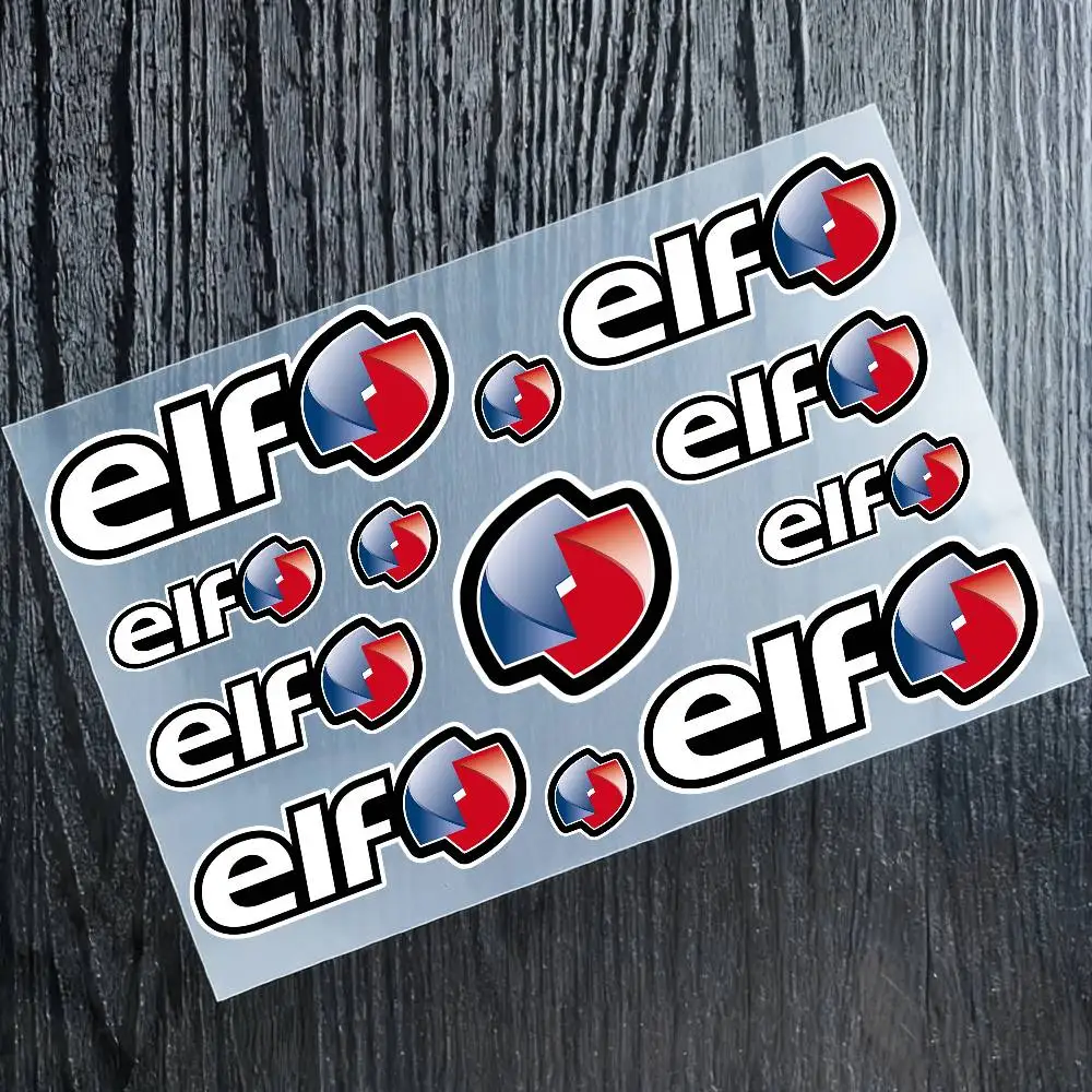 Stickers Moto Sticker Auto Body Bumper Windows Motorcycle Laptop Walls Vinyl Decal Car Tuning Accessories For E-Elf Oils
