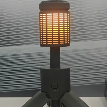 LED アウトドア キャンプ ランタン、UBS 充電式、調整可能な色温度屋外ポータブル ランタン、IP65 防水、Retractab