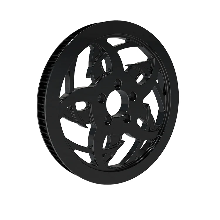 KING Customized Aluminum T60-61 Rear Pulley with Valet Surface Anodizing Laser Marking & Engraving for Retrofit/Upgrade