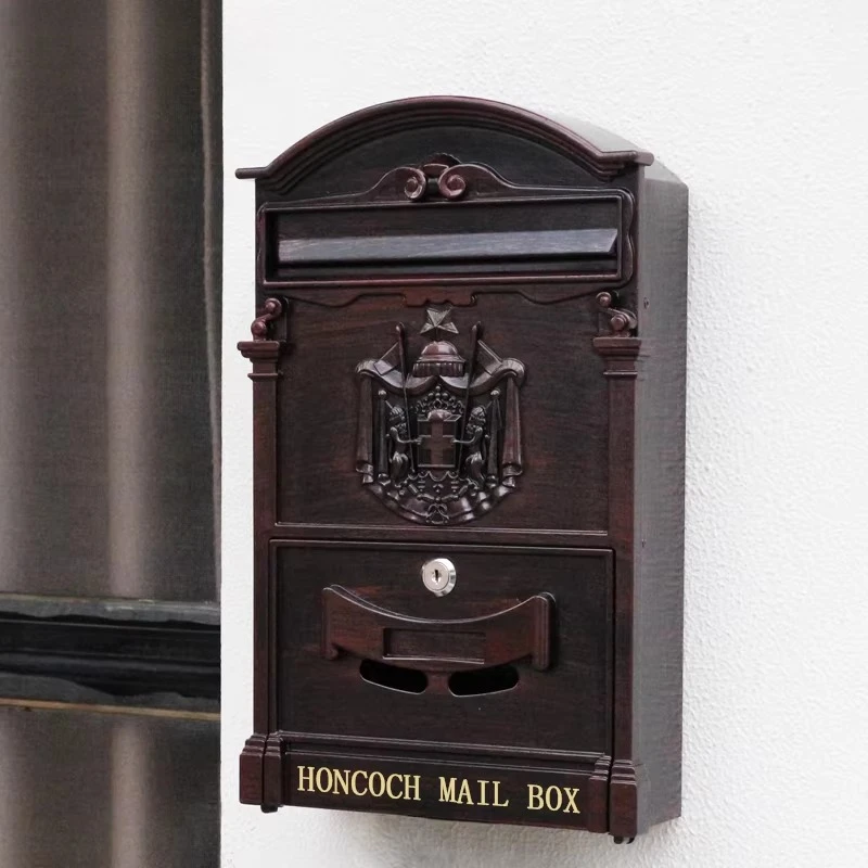 Shrimp Stand Big Christmas Mailbox Santa Claus Letters Holder Delivery Box Entrance Large Capacity Parcel Letterbox Post Outdoor