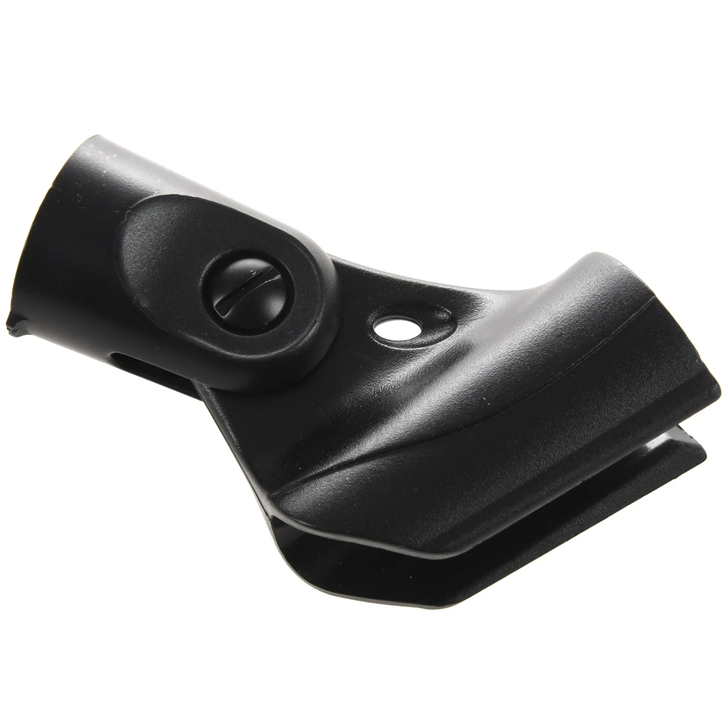 عالمي ميكروفون حامل Clip مع 5/8 بوصة ذكر إلى 3/8 بوصة أنثى الجوز محولات الأسود (5-Pack)