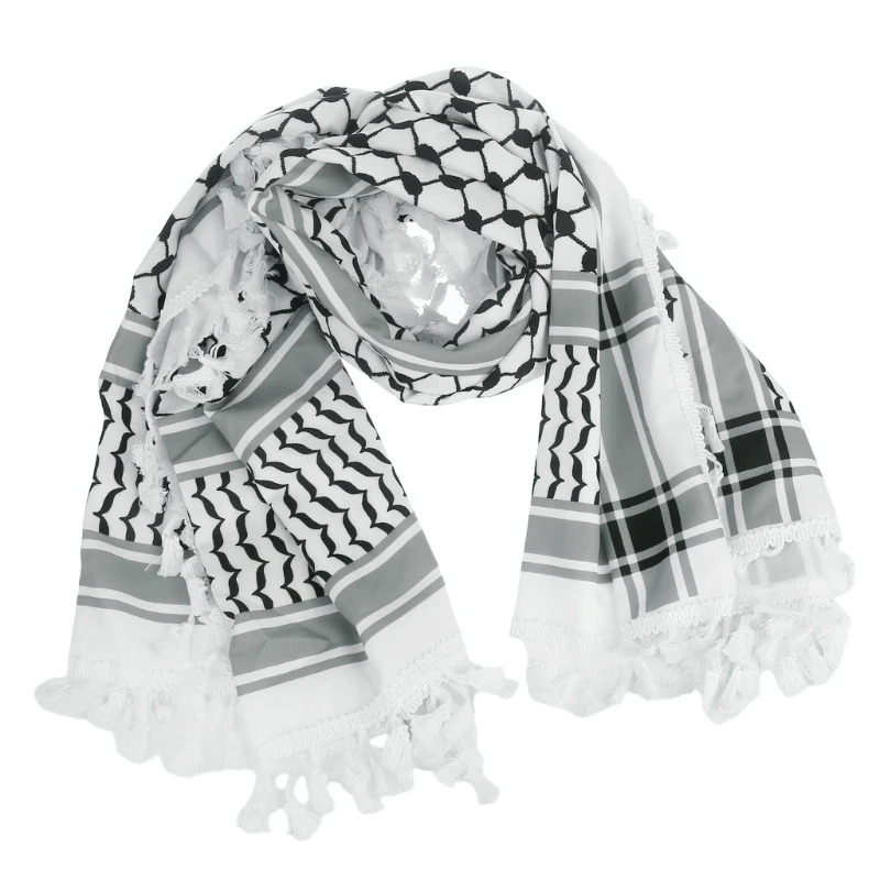 Szaliki Okłady Szalik Kobiety Mężczyźni Arab Shemagh Keffiyeh Palestyna Szalik