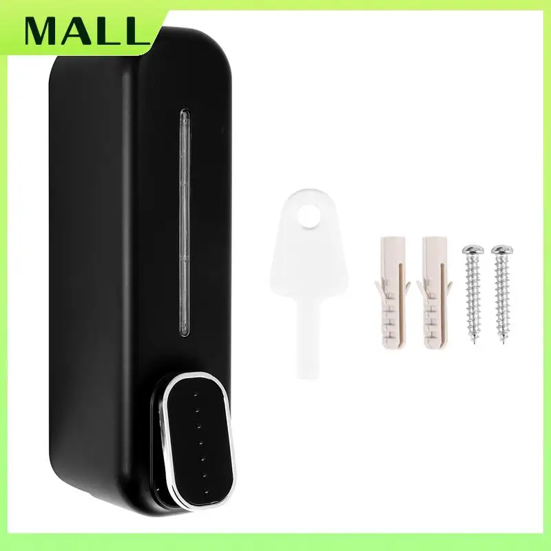 

MALL Soap Dispenser Wall Mount, 350Ml Hand Liquid Shampoo Shower Gel Dispenser For Bathroom Kitchen Office