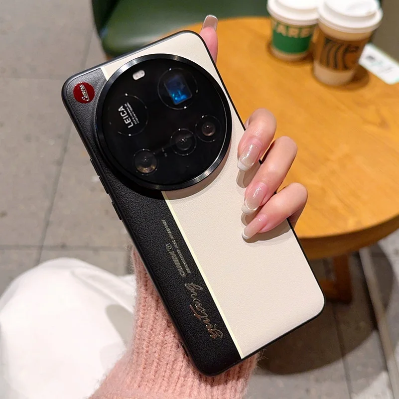 Picture 6: Adeanight Lightning Fluorescent Line Two-pigment Leather Case For Xiaomi 15 Ultra 15 Pro Mi 14 Ultra 14 13 Ultra Lens Protect Co