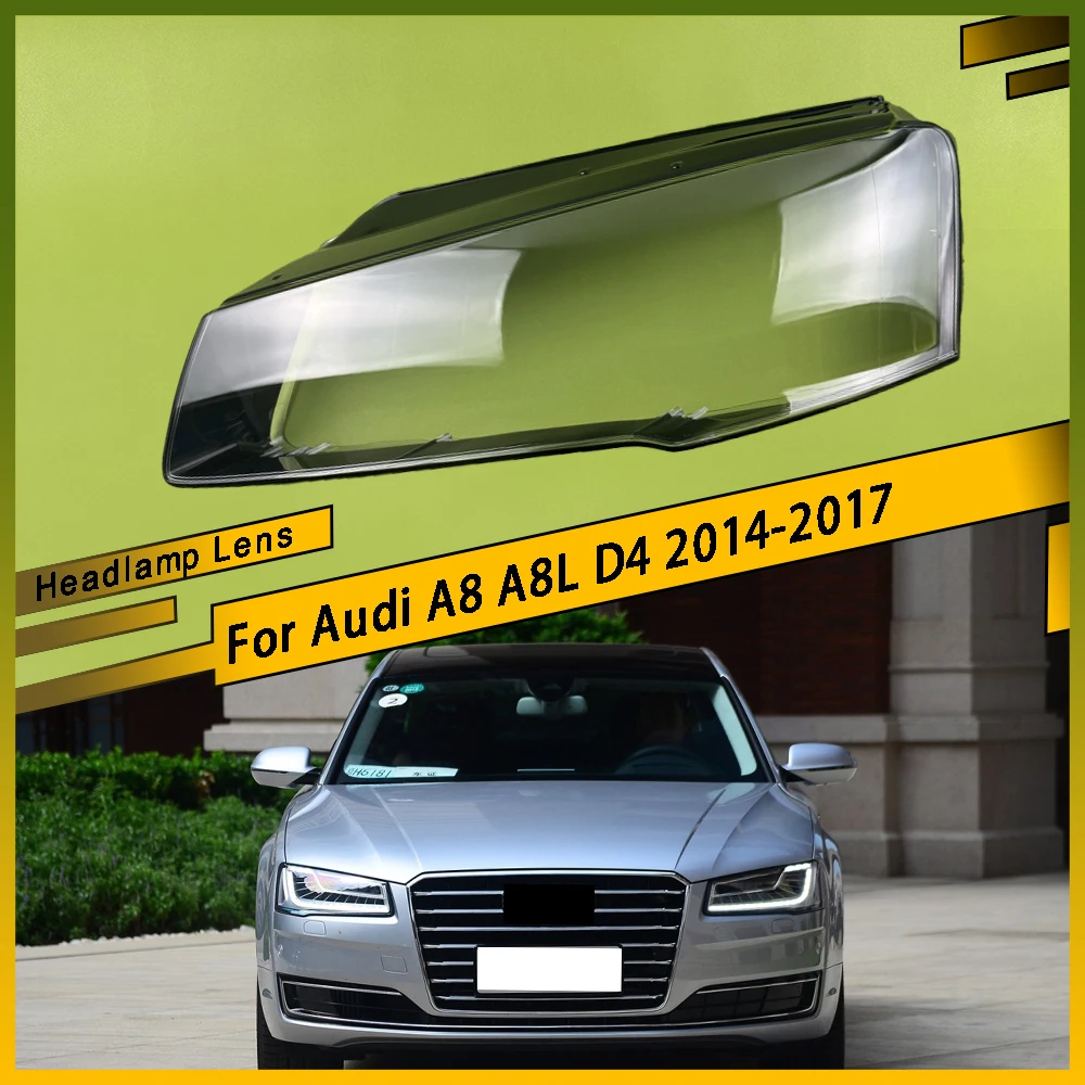 

Auto Light Caps Front Headlight Cover Glass Lens Shell Light Caps Lampshade Lamp Shade For Audi A8 A8L D4 2014 2015 2016 2017
