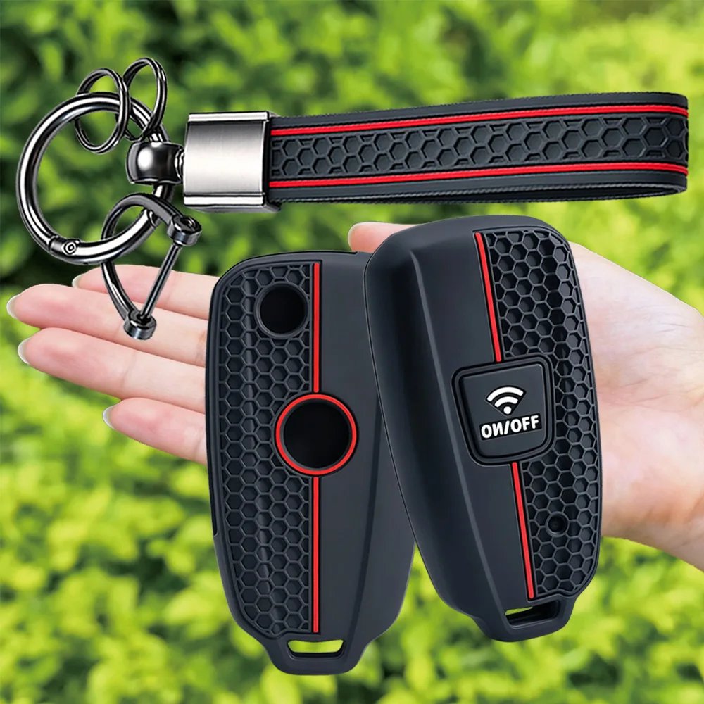 For Yamaha TMAX 530 560 DX SX Motorcycle 2015-2017 New Silicone Key Case Cover Motorcycle Key Bag Fob Protect Shell Accessories
