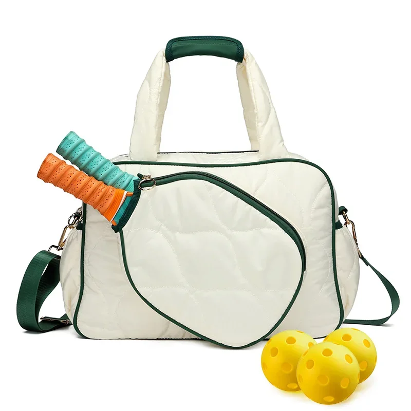 Portable women's Pickleball racket bag hand-held crossbody outdoor sports multifunctional accessory storage racket bags