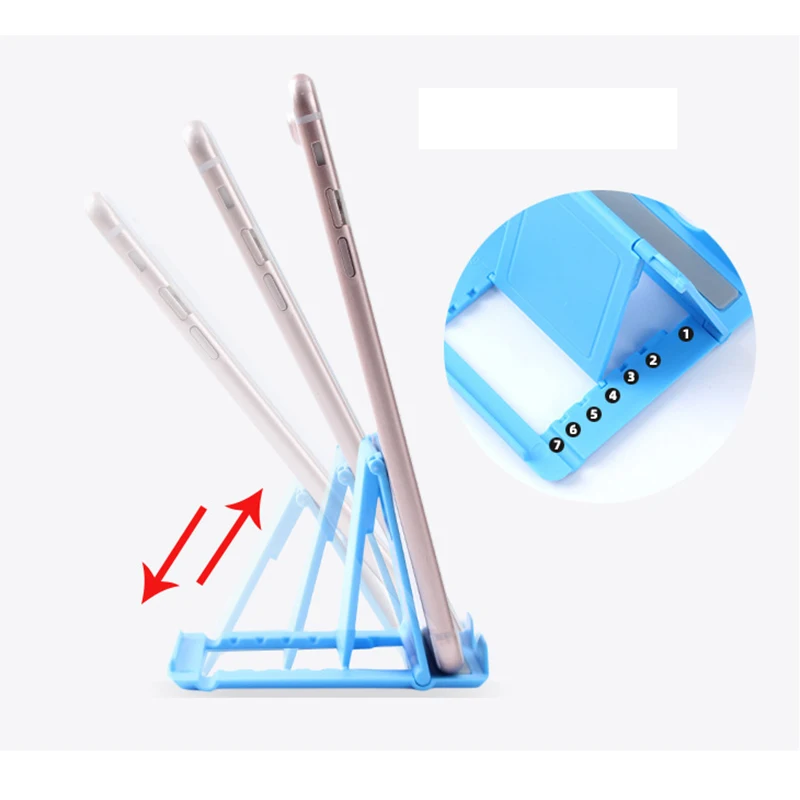 Foldable Mobile Phone Stand Universal Adjustable Phone Holder Bracket Desktop Stand For iPad iPhone Samsung Xiaomi Huawei Phone