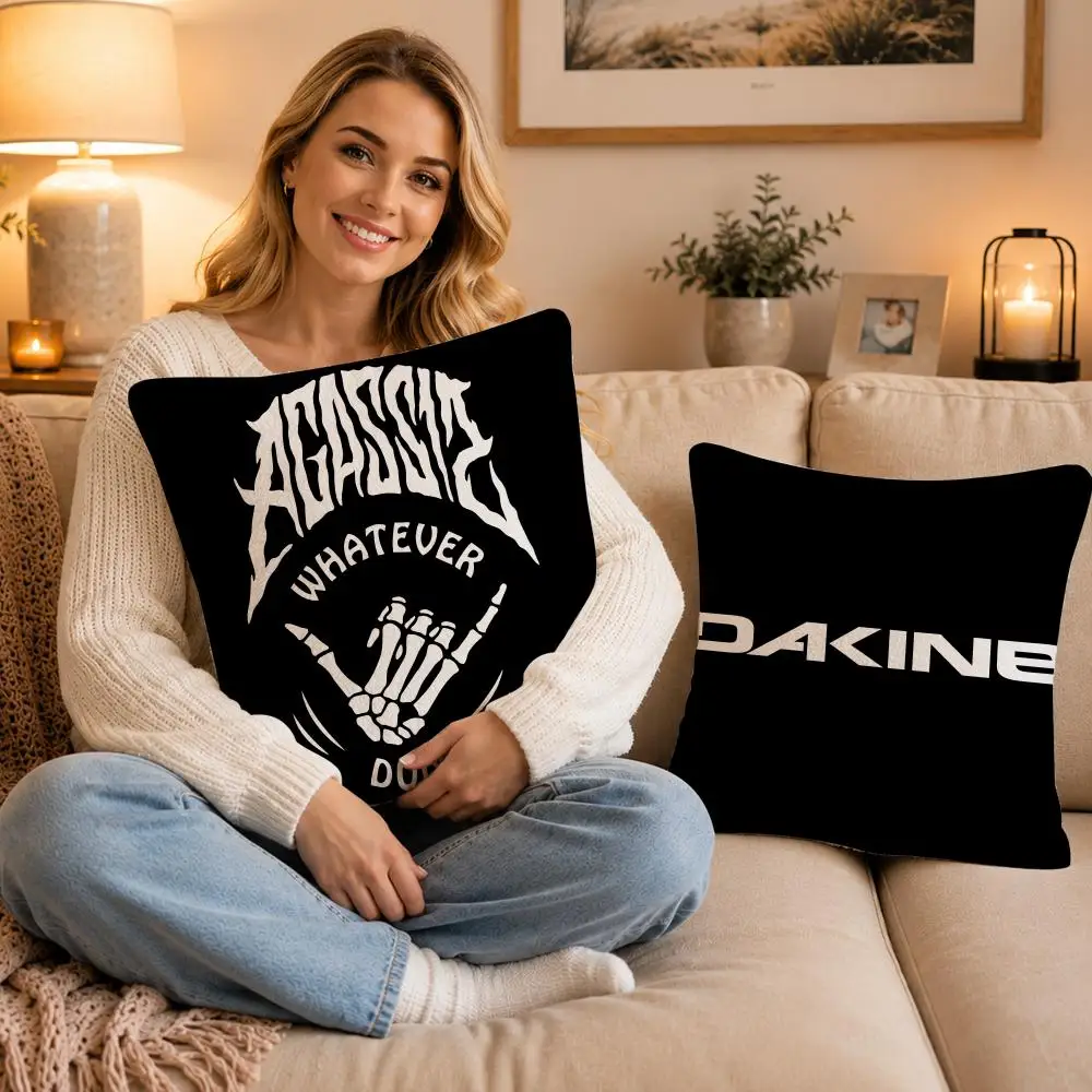 Funda de cojín marca D-Dakine, funda de almohada antiácaros, suave y agradable para la piel, funda de cojín de sofá de pelo corto y sedoso
