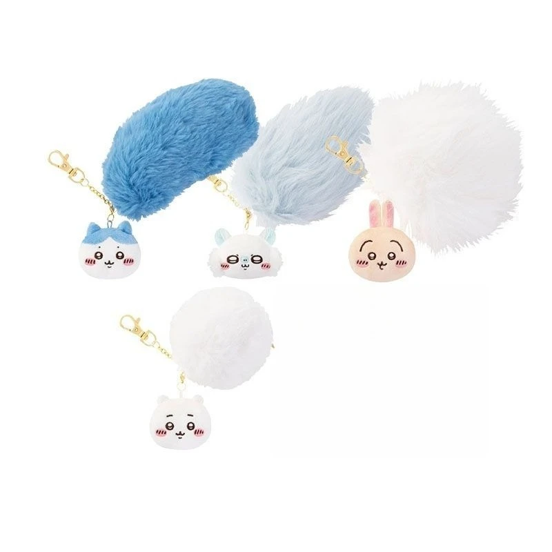 Cartoon Kawaii Chiikawa Momonga Big Tail Series Key Ring Pendent Ornament New and Original Soft Send A Girlfriend Gift Goodlooks