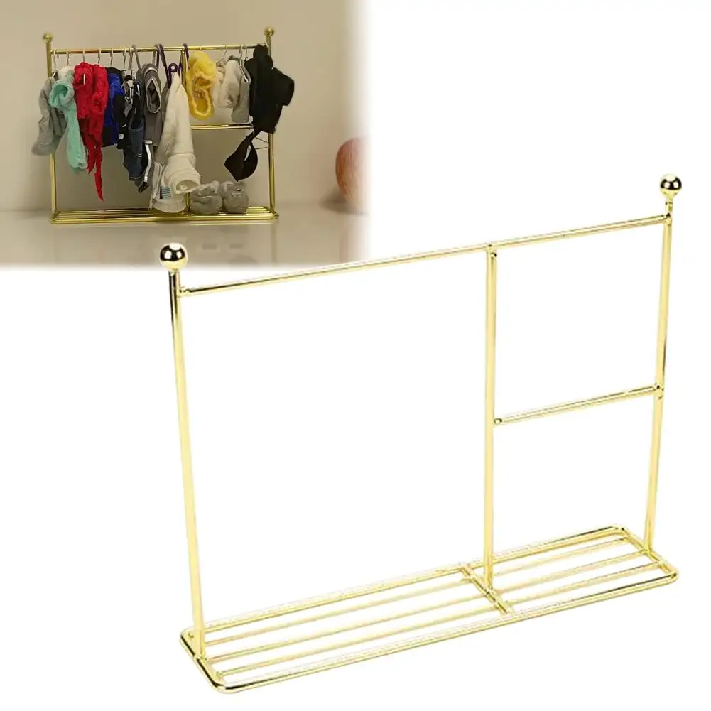 

Doll Clothes Display Stand For Labubu Miniature Clothes Hanger & Clip Doll House Furniture Garment Organizer Accessories