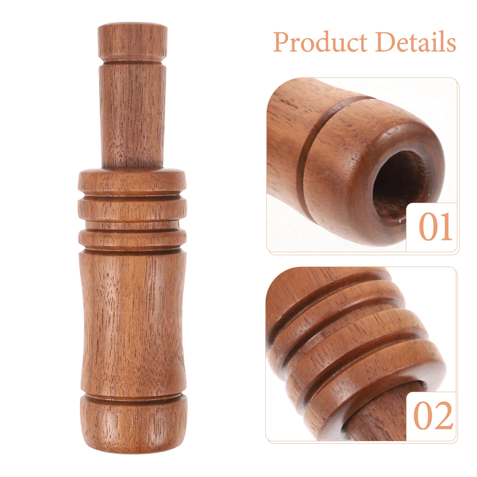 

Oak Wood Duck Goose Hunting Call Whistle Outdoor Wildlife Sound Tool For Bird Calling Camping Survival Gear Pet Training