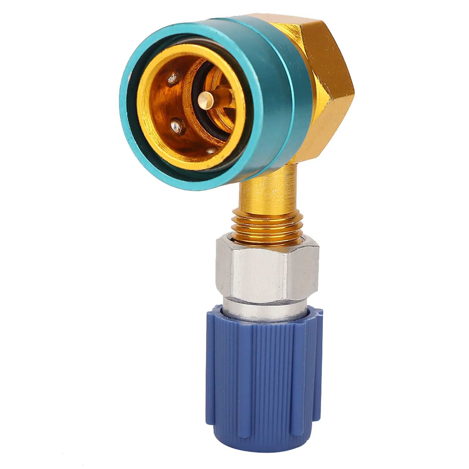 Air Conditioning Accessories R1234YF to R134A Auto Air Conditioning Refrigerant Coupling Right Angle Simple Liquid Connection