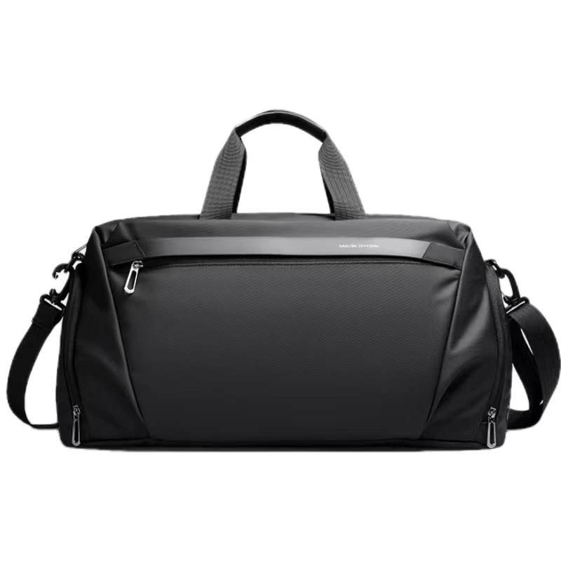 Oxford +PU Fabric Men's Travel Bag Large-capacity Business Dry and Wet Separation Shoulder Slung Bag Can Be Inserted Bag