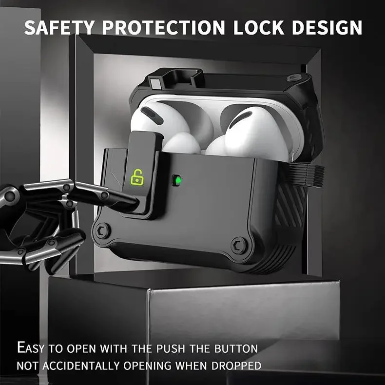 Automatic Lock Cover For AirPods Pro3 2025 Case For AirPods Pro 2 2nd Cases For Airpods4 3rd 2021 Funda For Airpods Pro 2 1 Capa