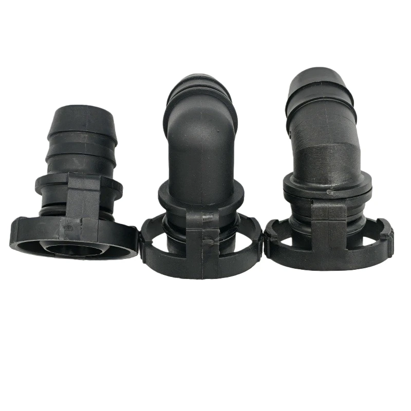 18mm exhaust pipe joint universal plastic quick connector plastic fittings female connector 180 90 degree for ea888 1pc